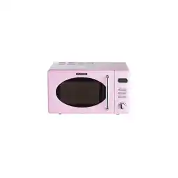 Netto Marken-Discount Wolkenstein Mikrowelle WMW720 SP - pink, Retro-Design, 700Watt, 20l, nostalgie Angebot