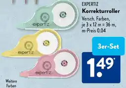 Aldi Süd EXPERTIZ Korrekturroller Angebot