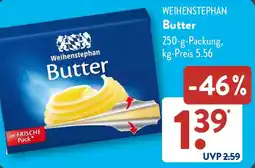 Aldi Süd WEIHENSTEPHAN Butter Angebot