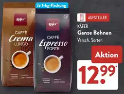 Aldi Süd KÄFER Ganze Bohnen Angebot