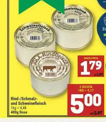 Marktkauf Rind- Oder Schmalz- Und Schweinefleisch Angebot