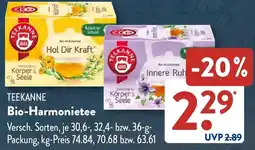Aldi Süd TEEKANNE Bio-Harmonietee Angebot