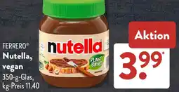 Aldi Süd FERRERO Nutella, vegan Angebot