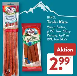 Aldi Süd HANDL Tiroler Kiste Angebot