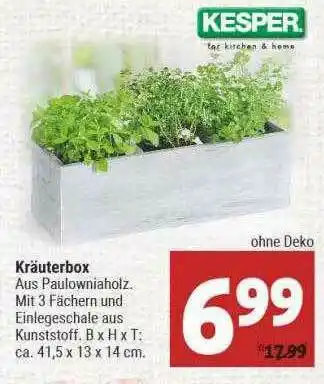 Marktkauf Kräuterbox Kesper Angebot