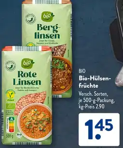 Aldi Süd BIO Bio-Hülsenfrüchte Angebot