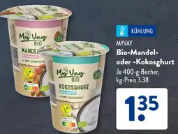 Aldi Süd MYVAY Bio-Mandel- oder -Kokosghurt Angebot