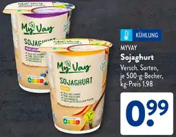 Aldi Süd MYVAY Sojaghurt Angebot