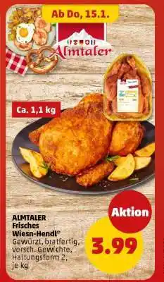 PENNY ALMTALER Frisches Wiesn-Hendl Angebot