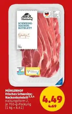 PENNY MÜHLENHOF Frisches Schweine-Nackenkotelett Angebot
