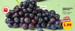 PENNY Dunkle, kernlose Tafeltrauben Angebot