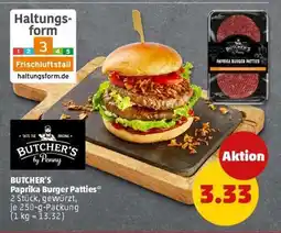 PENNY BUTCHER'S Paprika Burger Patties Angebot