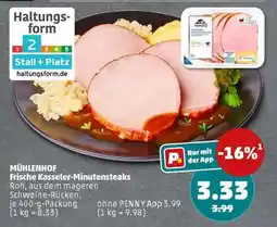 PENNY MÜHLENHOF Frische Kasseler-Minutensteaks Angebot