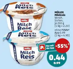 PENNY Müller Milchreis Angebot