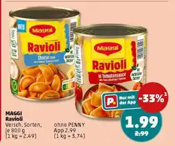PENNY Maggi Ravioli Angebot