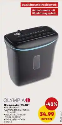 PENNY Aktenvernichter PS63CC Angebot