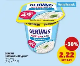 PENNY Gervais Hüttenkäse Original Angebot
