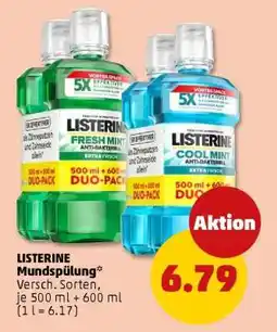 PENNY LISTERINE Mundspülung Angebot
