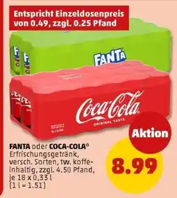 PENNY FANTA oder COCA-COLA Angebot