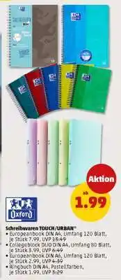 PENNY Schreibwaren TOUCH/URBAN Angebot