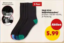 PENNY TRUE STYLE Vollfrotteesocken Angebot