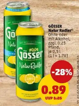 PENNY GÖSSER Natur- radler Angebot