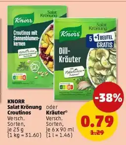 PENNY Knorr Salat Krönung Croutinos Angebot