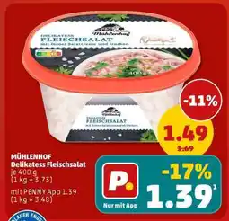 PENNY MÜHLENHOF Delikatess Fleischsalat Angebot