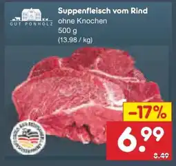 Netto Marken-Discount Suppenfleisch vom Rind Angebot