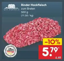 Netto Marken-Discount Rinder-Hackfleisch Angebot