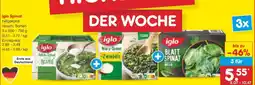 Netto Marken-Discount Iglo Spinat Angebot