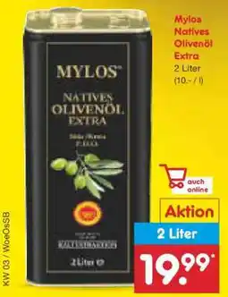 Netto Marken-Discount Mylos Natives Olivenöl Extra Angebot