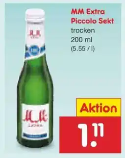 Netto Marken-Discount MM Extra Piccolo Sekt Angebot