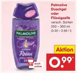 Netto Marken-Discount Palmolive Duschgel oder Flüssigseife Angebot