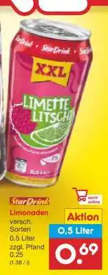Netto Marken-Discount StarDrink Limonaden Angebot