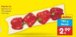 Netto Marken-Discount Paprika rot Angebot