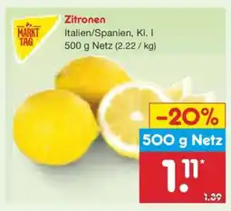 Netto Marken-Discount Zitronen Angebot