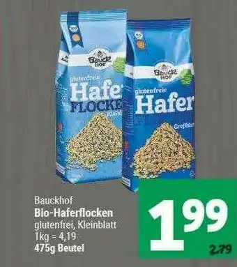 Marktkauf Bauckhof Bio-haferflocken Angebot