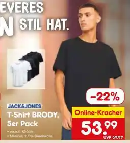Netto Marken-Discount T-Shirt BRODY, 5er Pack Angebot