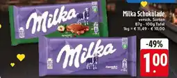Edeka Milka Schokolade Angebot