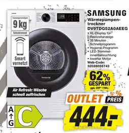 expert Techno Land SAMSUNG Wärmepumpentrockner DV9TDG52A0AEEG Angebot