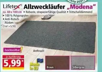 Norma Lifetex Allzweckläufer „modena“ Angebot