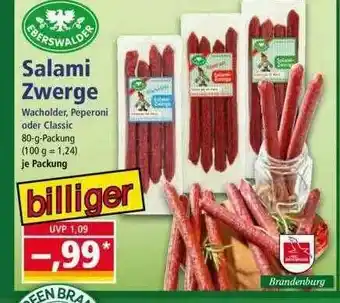 Norma Eberswalder Salami Zwerge Angebot