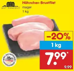 Netto Marken-Discount GUT PONHOLZ Hähnchen-Brustfilet Angebot