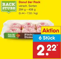 Netto Marken-Discount BACK STUBE Donut 6er Pack Angebot
