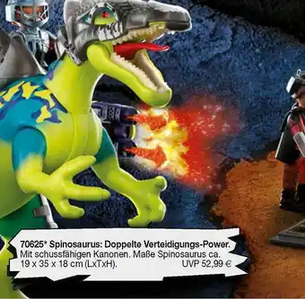 Playmobil 70625 Spinosaurus: Doppelte Verteidigungs-power Angebot