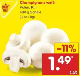 Netto Marken-Discount Champignons weiß Angebot