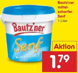 Netto Marken-Discount Bautz'ner mittelscharfer Senf Angebot