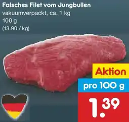 Netto Marken-Discount Falsches Filet vom Jungbullen Angebot