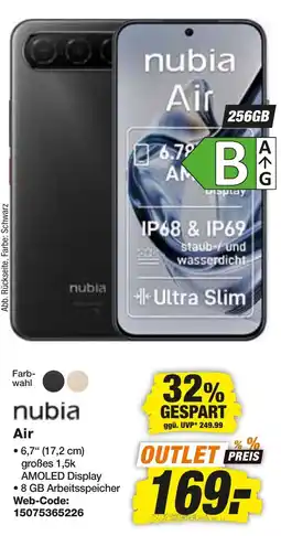 expert Techno Land nubia Air Angebot